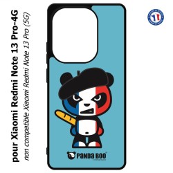 Coque pour Xiaomi Redmi Note 13 Pro-4G PANDA BOO© Français béret baguette - coque humour