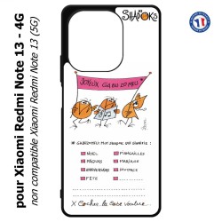 Coque pour Xiaomi Redmi Note 13-4G Les Shadoks - Joyeux Ga Zo Bu Meu