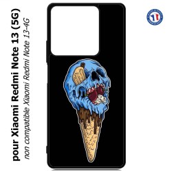 Coque pour Xiaomi Redmi Note 13 (5G) Ice Skull - Crâne Glace - Cône Crâne - skull art