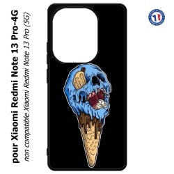 Coque pour Xiaomi Redmi Note 13 Pro-4G Ice Skull - Crâne Glace - Cône Crâne - skull art