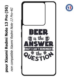 Coque pour Xiaomi Poco X6 (5G) Beer is the answer Humour Bière