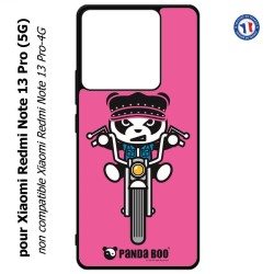 Coque pour Xiaomi Poco X6 (5G) PANDA BOO© Moto Biker - coque humour