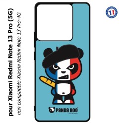 Coque pour Xiaomi Poco X6 (5G) PANDA BOO© Français béret baguette - coque humour