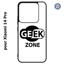 Coque pour Xiaomi 14 Pro Logo Geek Zone noir & blanc