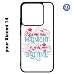 Coque pour Xiaomi 14 Kiss me now Midnight is past my Bedtime amour embrasse-moi