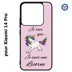 Coque pour Xiaomi 14 Pro Je rêve que je suis une Licorne