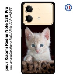 Coque pour Xiaomi Redmi Note 13R Pro Bébé chat tout mignon - chaton yeux bleus