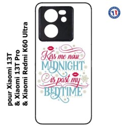 Coque pour Xiaomi Redmi K60 Ultra Kiss me now Midnight is past my Bedtime amour embrasse-moi