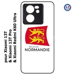 Coque pour Xiaomi 13T et 13T Pro Logo Normandie - Écusson Normandie - 2 léopards