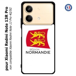 Coque pour Xiaomi Redmi Note 13R Pro Logo Normandie - Écusson Normandie - 2 léopards