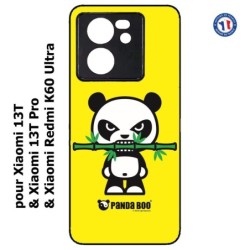 Coque pour Xiaomi 13T et 13T Pro PANDA BOO© Bamboo à pleine dents - coque humour