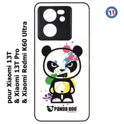 Coque pour Xiaomi 13T et 13T Pro PANDA BOO© paintball color flash - coque humour