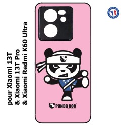 Coque pour Xiaomi 13T et 13T Pro PANDA BOO© Ninja Kung Fu Samouraï - coque humour