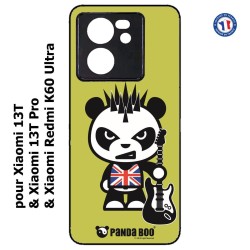 Coque pour Xiaomi Redmi K60 Ultra PANDA BOO© Punk Musique Guitare - coque humour