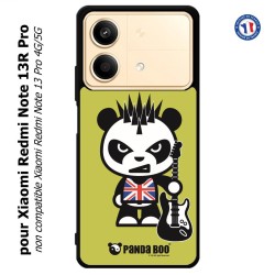 Coque pour Xiaomi Redmi Note 13R Pro PANDA BOO© Punk Musique Guitare - coque humour