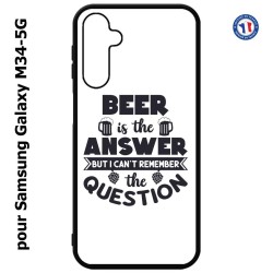 Coque pour Samsung Galaxy M34 5G Beer is the answer Humour Bière