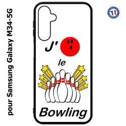 Coque pour Samsung Galaxy M34 5G J'aime le Bowling