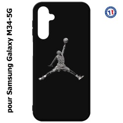 Coque pour Samsung Galaxy M34 5G Michael Jordan 23 shoot Chicago Bulls Basket