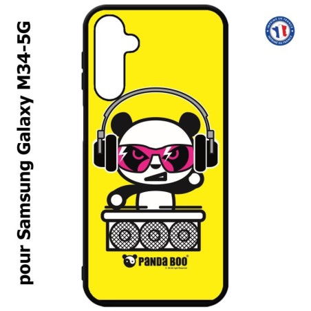 Coque pour Samsung Galaxy M34 5G PANDA BOO© DJ music - coque humour