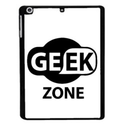 Coque pour IPAD 5 Logo Geek Zone noir & blanc