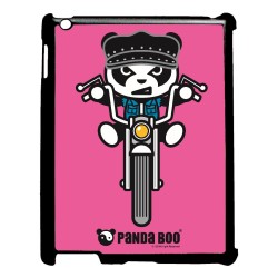 Coque pour IPAD 5 PANDA BOO© Moto Biker - coque humour