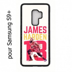 Coque noire pour Samsung S9 PLUS star Basket James Harden 13 Rockets de Houston