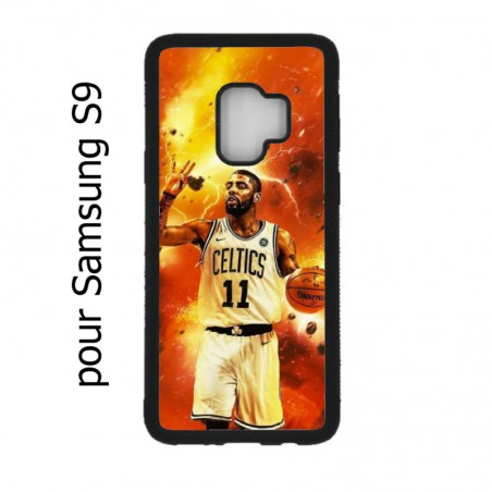 Coque noire pour Samsung S9 star Basket Kyrie Irving 11 Nets de Brooklyn