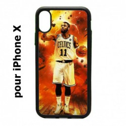 Coque noire pour IPHONE X et IPHONE XS star Basket Kyrie Irving 11 Nets de Brooklyn