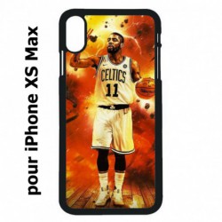 Coque noire pour iPhone XS Max star Basket Kyrie Irving 11 Nets de Brooklyn