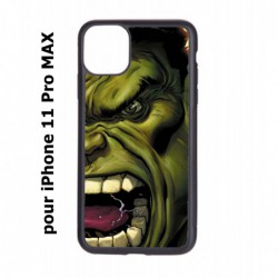 Coque noire pour Iphone 11 PRO MAX Monstre Vert Hulk Hurlant