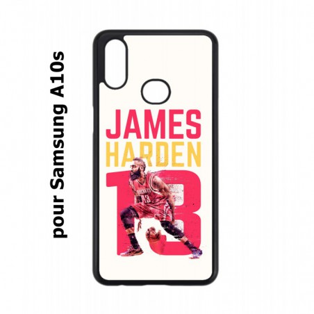 Coque noire pour Samsung Galaxy A10s star Basket James Harden 13 Rockets de Houston