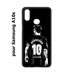 Coque noire pour Samsung Galaxy A10s Lionel Messi FC Barcelone Foot