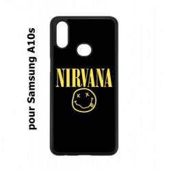 Coque noire pour Samsung Galaxy A10s Nirvana Musique