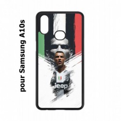Coque noire pour Samsung Galaxy A10s Ronaldo CR7 Juventus Foot