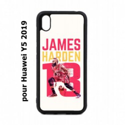 Coque noire pour Huawei Y5 2019 star Basket James Harden 13 Rockets de Houston