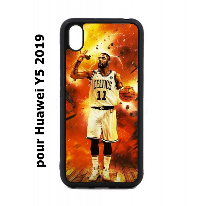 Coque noire pour Huawei Y5 2019 star Basket Kyrie Irving 11 Nets de Brooklyn