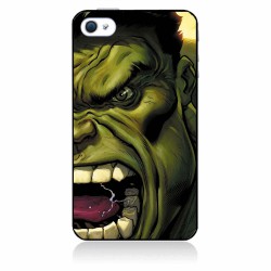 Coque noire pour IPHONE 5/5S et IPHONE SE.2016 Monstre Vert Hulk Hurlant