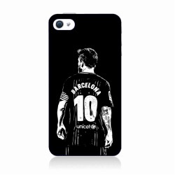 Coque noire pour IPHONE 5/5S et IPHONE SE.2016 Lionel Messi FC Barcelone Foot