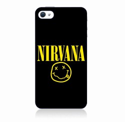 Coque noire pour IPHONE 5/5S et IPHONE SE.2016 Nirvana Musique