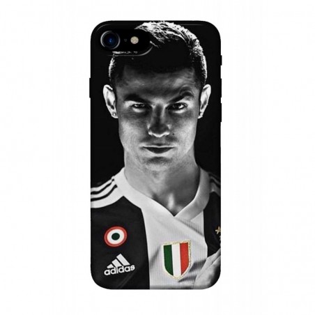 Coque noire pour IPHONE 5/5S et IPHONE SE.2016 Cristiano Ronaldo Juventus