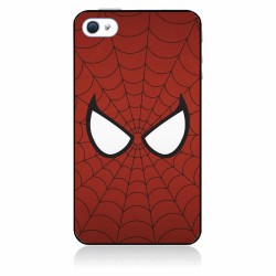 Coque noire pour IPHONE 5/5S et IPHONE SE.2016 les yeux de Spiderman - Spiderman Eyes - toile Spiderman
