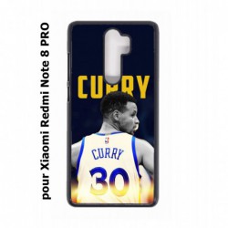 Coque noire pour Xiaomi Redmi Note 8 PRO Stephen Curry Golden State Warriors Basket 30