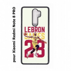 Coque noire pour Xiaomi Redmi Note 8 PRO star Basket Lebron James Cavaliers de Cleveland 23