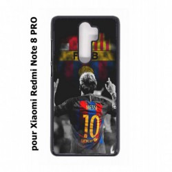 Coque noire pour Xiaomi Redmi Note 8 PRO Lionel Messi 10 FC Barcelone Foot