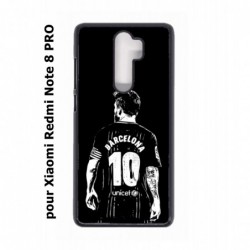 Coque noire pour Xiaomi Redmi Note 8 PRO Lionel Messi FC Barcelone Foot