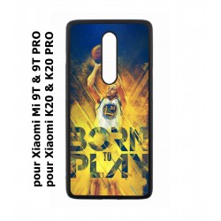 Coque noire pour Xiaomi Mi 9T - Mi 9T PRO - Redmi K20 - K20 PRO Stephen Curry NBA Golden State Born to Play