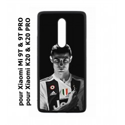 Coque noire pour Xiaomi Mi 9T - Mi 9T PRO - Redmi K20 - K20 PRO Cristiano Ronaldo Juventus