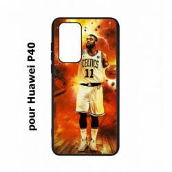 Coque noire pour Huawei P40 star Basket Kyrie Irving 11 Nets de Brooklyn