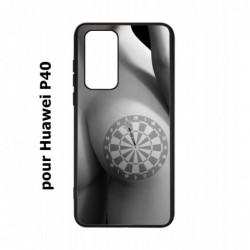 Coque noire pour Huawei P40 coque sexy Cible Fléchettes - coque érotique