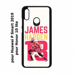 Coque noire pour Huawei P Smart 2019 star Basket James Harden 13 Rockets de Houston